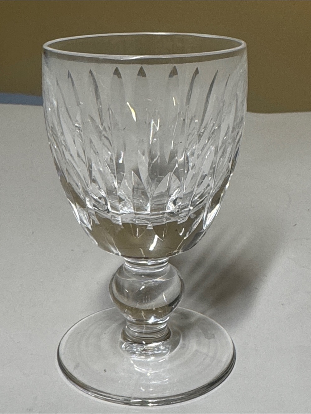 WATERFORD CRYSTAL MAUREEN PATTERN PORT WINE GLASS 4" TALL Rare